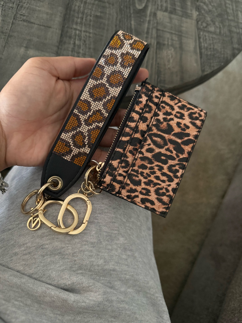 Victoria secret card holder & key chain